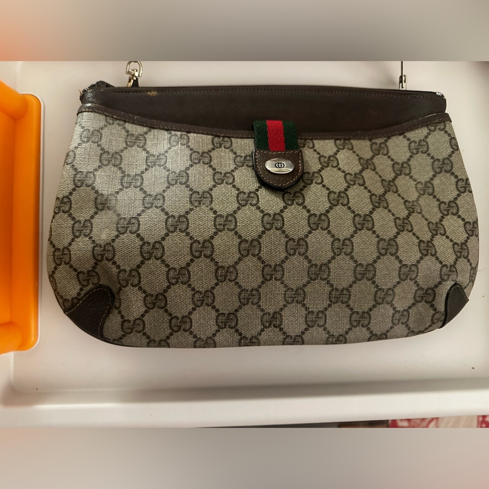 Gucci GG Supreme Web Sherry Crossbody
